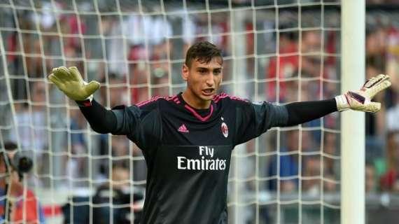 Donnarumma super, para due rigori nel Trofeo Tim