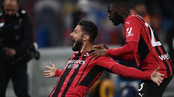 Gazzetta - Milan, nessuna preoccupazione per l'infortunio di Giroud: contro l'Empoli ci sarà