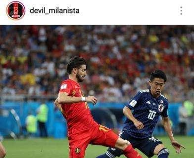 Milan su Carrasco? Spunta il like del belga...