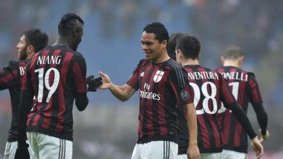 Bacca e non solo, ecco la cooperativa del gol rossonera: i dati
