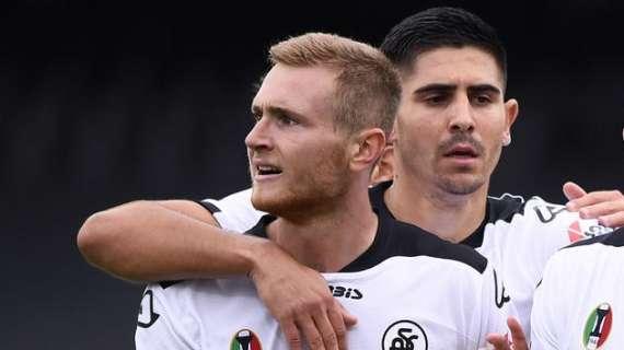 Spezia-Sassuolo 1-4: Pobega in campo per 72 minuti