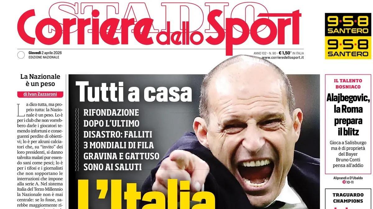 Il CorSport in prima pagina: "Mistero Pulisic: l'attesa del Milan"