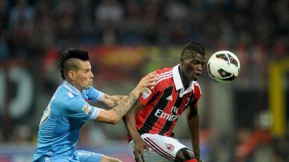LIVE MN - Milan-Napoli (1-1): Finisce in parità, l'espulsione di Flamini pesa come un macigno
