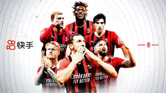 A.C. MILAN COMUNICATO UFFICIALE: il Milan sbarca su Kuaishou