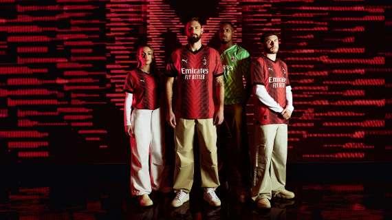 Milan, tanti i testimonial della prima maglia. C'è Leao con De Ketelaere