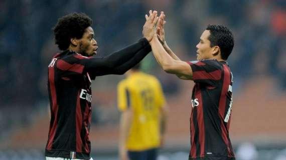 Gazzetta - Bacca-Luiz Adriano, ecco la soluzione per il mal di gol del Milan: contro la Lazio, la coppia ha funzionato bene