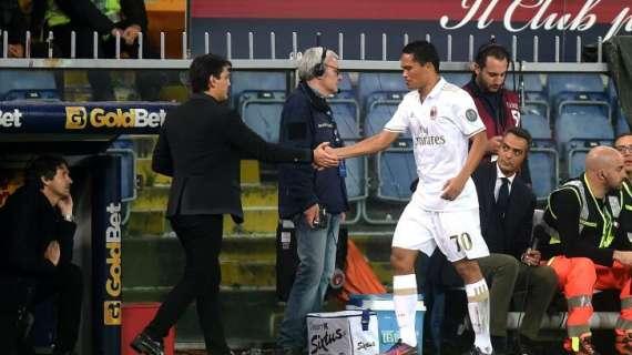 Gazzetta - Milan, Montella perdona Bacca: ora tocca al colombiano portare i rossoneri fuori dalla crisi con i suoi gol