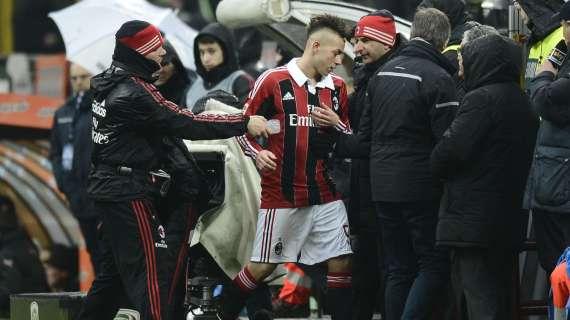 El Shaarawy va direttamente negli spogliatoi dopo la sostituzione, Amelia prova a fermarlo ma...