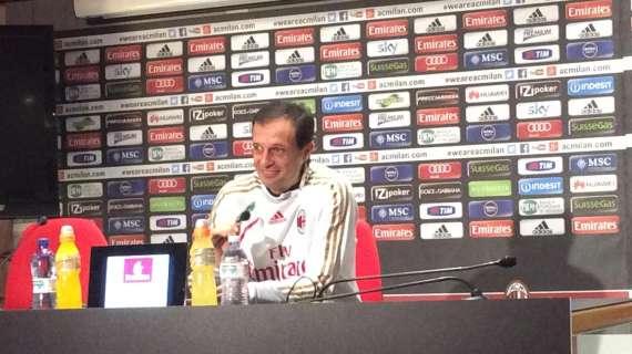 LIVE MN - Allegri: "Pazzini e Honda avranno spazio in Coppa Italia. Gabriel rimane, Amelia via"