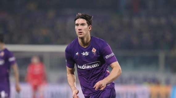 Fiorentina, Vlahovic su Pioli: "Grande allenatore, con lui il Milan è ancora più pericoloso"
