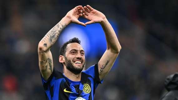 E se l'Inter vincesse lo Scudetto contro il Milan? Calhanoglu: "Sarebbe pazzesco"