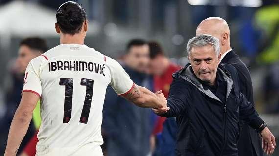 Roma, Mourinho: "Il Milan fa entrare Tonali e Bakayoko, io ho Darboe e Villar"