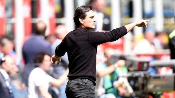 LIVE MN - Montella a MTV: "Domani potrei convocare Montolivo, Bertolacci in gruppo la prossima settimana"