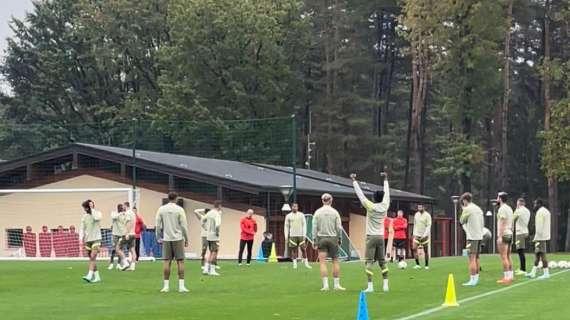 MN - Milanello, la rifinitura prima della Dinamo Zagabria: ecco gli assenti
