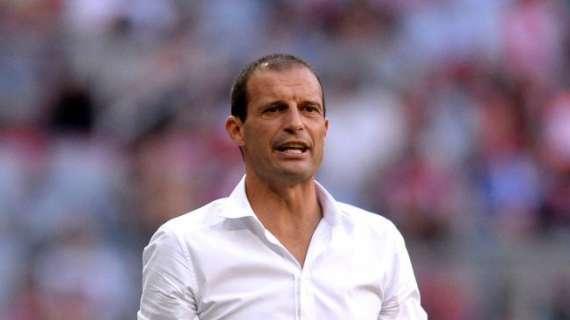 Allegri a Sky: "Dispiace per il pari, ma sono contento dei ragazzi. Honda? Calma piatta, vedremo il 2 settembre..."