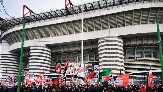 VIDEO MN - Verso il derby: il pullman rossonero accolto a San Siro dall'entusiasmo dei tifosi milanisti