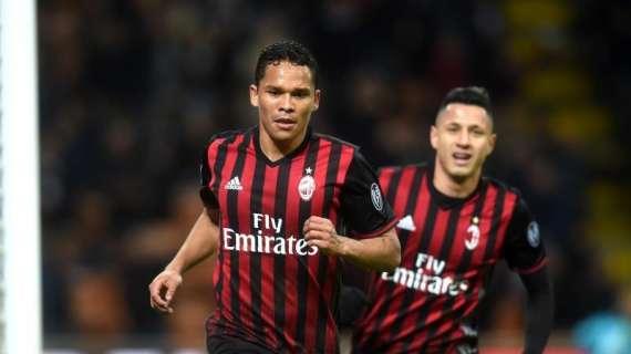 Probabile XI anti-Bologna - Montella vara il doppio centravanti: Bacca e Lapadula in campo dal primo minuto