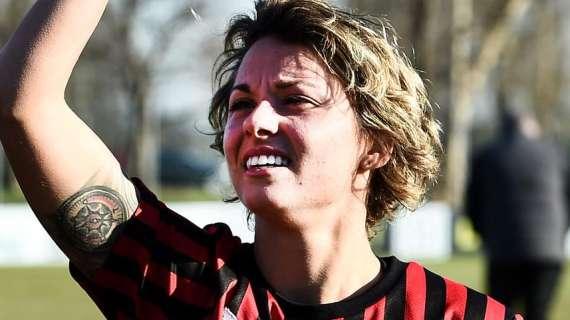 Il Milan e le immagini dell'allenamento della formazione femminile