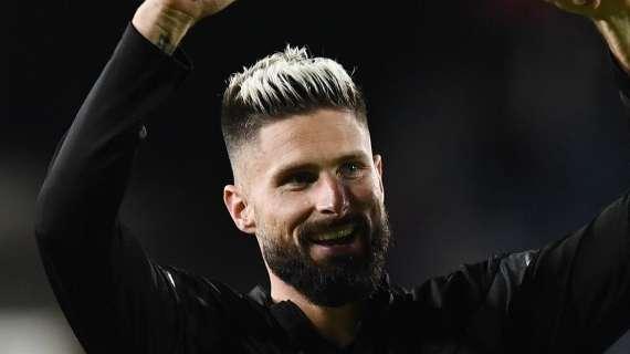 Francia, Dembele su Giroud: "Fa molto bene ed è un uomo chiave del nostro gruppo"