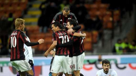 LIVE MN - Milan-Fiorentina (2-0) - Apre Bacca, chiude il Boa: battuta la viola