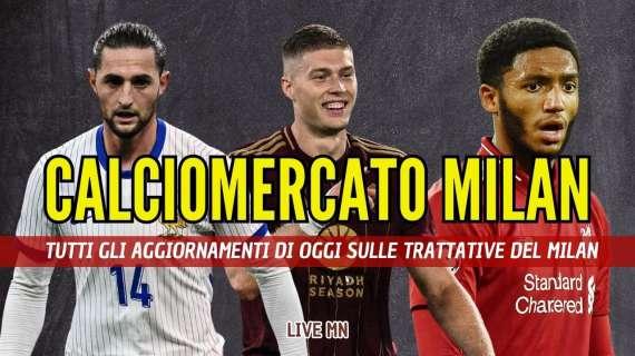 LIVE MN - Calciomercato Milan | È fatta per Rabiot. Gomez dipende da Guehi. A rischio Gimenez-Dovbyk