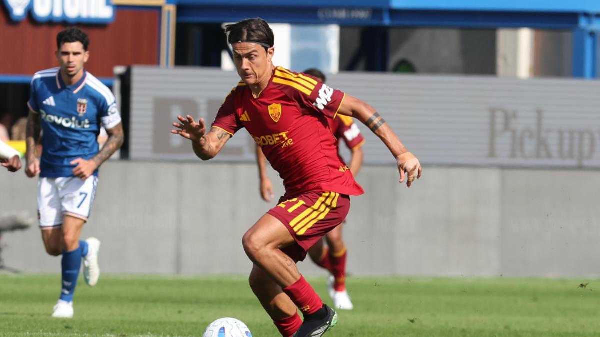 Roma, a pari punti col Milan, stasera in campo. Ma Dybala non recupera