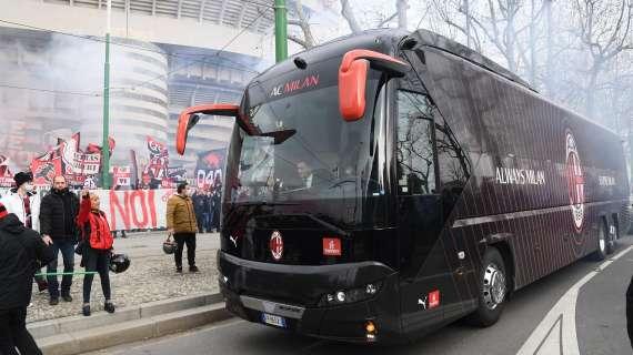 MN - Milan, i rossoneri sono arrivati ora a San Siro