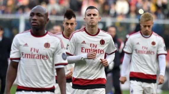 Un brutto Milan fallisce l'ennesima prova del nove: difficoltà diffuse e terzo posto che se ne va