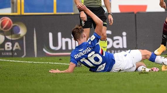 Sampdoria, il racconto dell'allenamento odierno: lavoro individuale per Askildsen