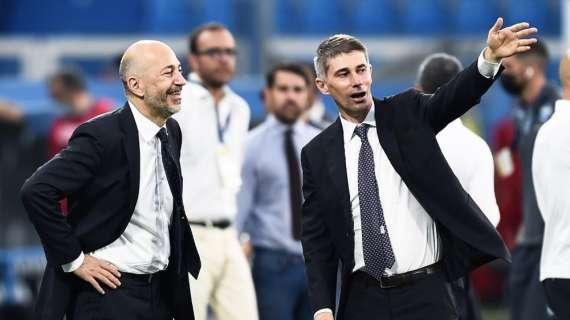 Milanello, dirigenza presente al completo per assistere alla rifinitura