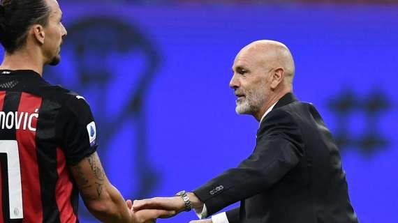 Pioli a Sky: "Bravi a soffrire, vittoria per i tifosi. Ibra? Mi ha chiesto il cambio ma non l'ho ascoltato"