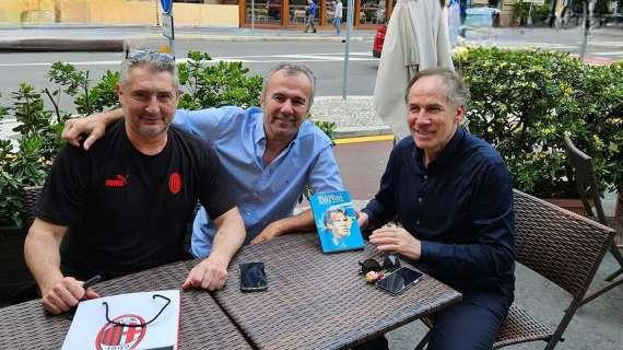 Il Genio Savicevic a Milano: incontro e foto con Massaro e Baresi 