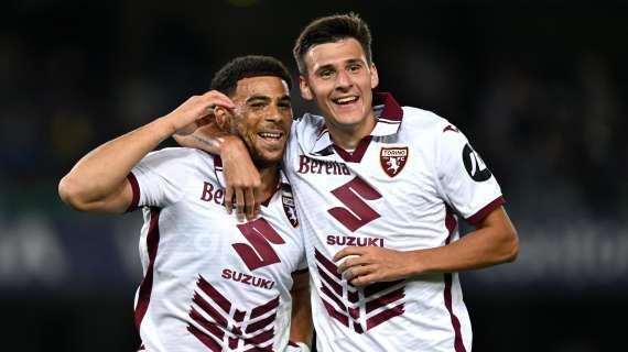 La classifica aggiornata della Serie A: altra notte da capolista per il Torino
