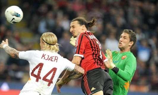 LIVE MN Milan-Roma (2-1) - Super Ibra stende la Lupa: tre punti d'oro