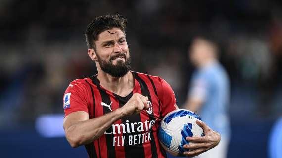 Milan, Giroud a un passo dai 10 gol in campionato: la doppia cifra gli manca dal 2016/2017