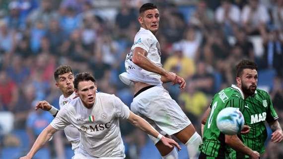 McTominay e De Bruyne: il Napoli ricomincia vincendo. 0-2 col Sassuolo