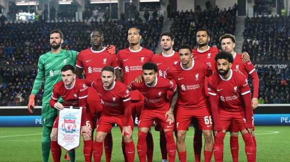 Anche il Liverpool gioca oggi, ma alle 16. Ad Anfiel arriva il Nottingham Forest