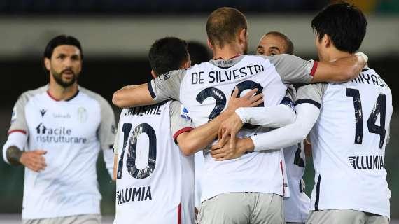 Bologna, ripresi oggi gli allenamenti con un lavoro tattico e partitella finale