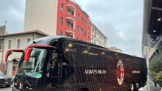 VIDEO MN - Milan arrivato all'Olimpico: tra poco la sfida con la Lazio
