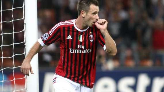 Cassano alla caccia del gol numero 8 contro la Juve