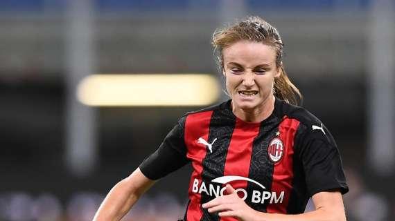 Grimshaw a MilanTv: "Non vediamo l'ora di giocare la Coppa Italia. Sono molto contenta di essere al Milan"