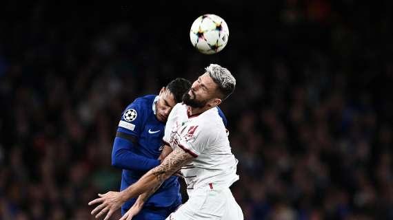 Milan-Chelsea (0-2), il tabellino