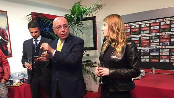 MN - Brindisi a Milanello: B. Berlusconi: "Grandi progetti in cantiere". Galliani: "Le cose vanno bene con Barbara"