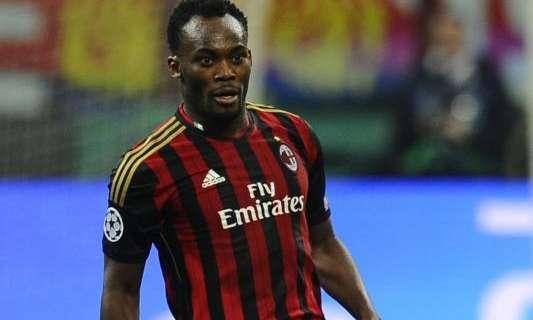 AC MILAN COMUNICATO UFFICIALE: Essien, lesione muscolare alla coscia destra