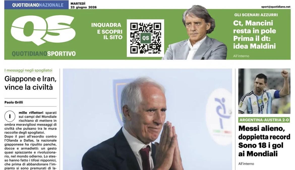 Il QS titola: "Amorim-Almstadt: il mercato Milan è nelle loro mani"