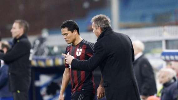 Mihajlovic, Bacca: "Forza Mister, non mollare"