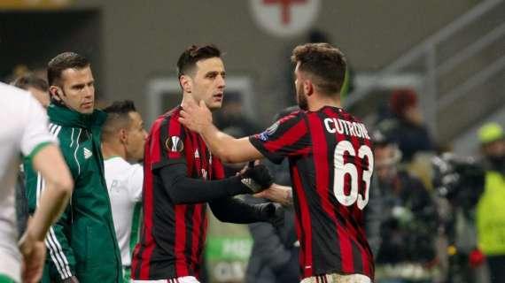 Sky - Milanello, provati sia Cutrone che Kalinic nell'allenamento di oggi