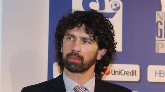 Damiano Tommasi in visita a Milanello