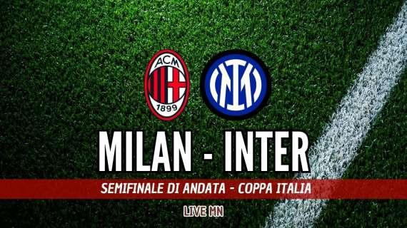 LIVE MN - Milan-Inter (1-1): Abraham colpisce, Calhanoglu risponde. Tutto rimandato al ritorno