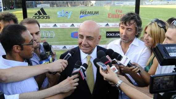 Galliani restringe il campo: "Mister X è identificato"